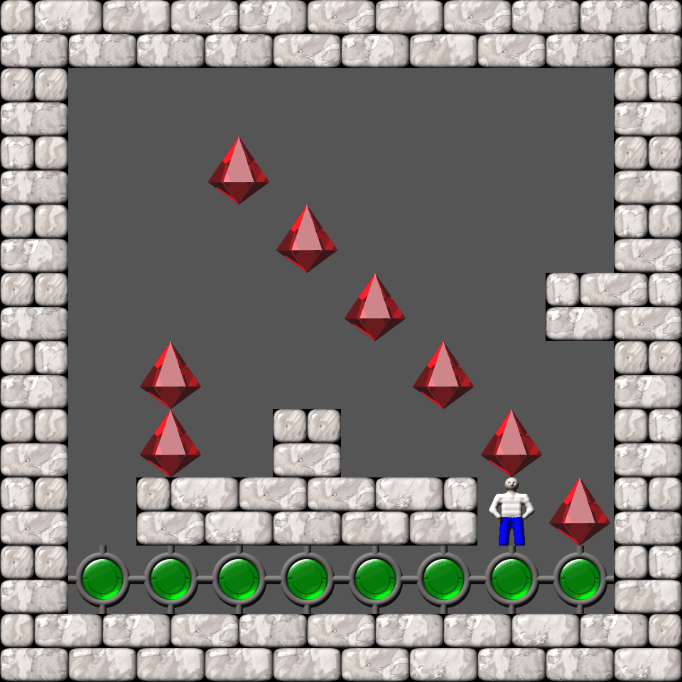 Sokoban Bugs collection level 33